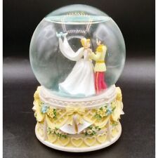 Disney Enesco Cinderella Prince Charming Wedding March Snow Globe Mendelssohn picture