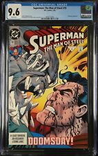 SUPERMAN: THE MAN OF STEEL #19~CGC 9.6 NM~DOOMSDAY APPEARANCE~DC 1993~FRESH SLAB picture