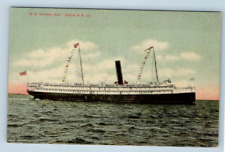 postcard S.S. Horatio Hall steamer Maine-S.S. Co. 0500 picture