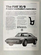 FIATADV17 Advertisement 1983 Fiat X1/9 picture