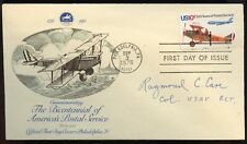 Raymond C. Care d1987 signed autograph auto First Day Cover WWII ACE & POW picture