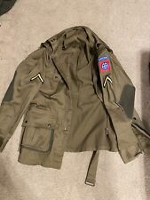 Reproduction US WWII Paratrooper Jacket W/Insignia Size 48R picture