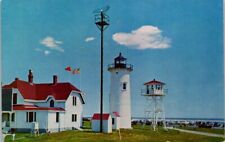 Chatham Light Chatham, Cape Cod, Mass., Lighthouse And Lifeguard Postcard A71 picture