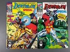 LOT OF 2 - Deathlok Special Vintage Marvel Universe Comic Books Issues #1 & 2 picture