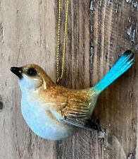 Bird With Blue Tail Ornament 2.5