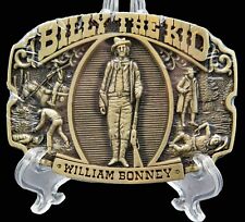 Billy The Kid William Bonney Award Design Medals Brass Vintage Belt Buckle picture