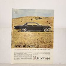 Vintage 1961 Buick Full Color Magazine Print Ad picture