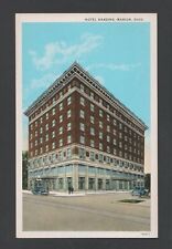 white border color postcard - Hotel Harding, Marion Ohio - unposted picture