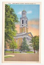 Postcard: First Baptist Church - Winston-Salem, N.C. picture