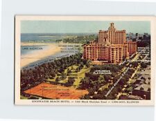 Postcard Edgewater Beach Hotel Chicago Illinois USA picture