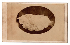 CIRCA 1880s CDV W.H. HOLLIDAY POST-MORTEM BABY SOUTHAMPTON ENGLAND ALBUM PRINT picture