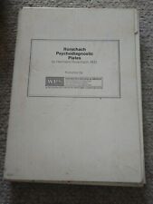 VTG Original Harmann Rorschach Test Psychology Psychodiagnostic 10 Plates Cards picture