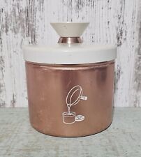 Vintage Rare Mirro Grease Canister Copper Plates Aluminum MCM 1960's picture