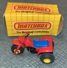 Vintage Matchbox 1983 MB23 Honda ATC 250R With Box Has Some Damage picture