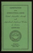 1946 CONSTITUTION INTERNATIONAL UNION AUTOMOBILE AIRCRAFT AGRICULTURAL 18-37 picture