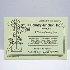 Postcard Country Junction Toronto Kansas Country Store Collectible 4 x 6 picture