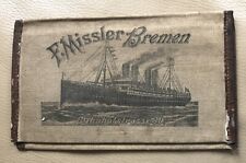 WWI Era Steamship Canvas Tickets/Documents Holder: F Missler Bremen; Germany picture