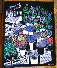 Black Velvet Art Poster Flower Shop 7121 Fran Ross At a Glance Fuzzy 16 x 20 picture