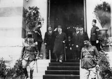 King Fuad I of Egypt while leaving the post office in Cairo OLD PHOTO picture