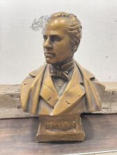 Canadian Plaster Sir Georges Etienne Cartier Bust By Louis-Philippe Hebert TLC picture