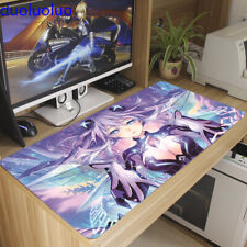 Anime Purple Heart Keyboard Mousemat Oversize Mouse Pad Game Playmat 70*40cm picture