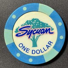 Sycuan California $1 casino chip obsolete gaming token poker M1 picture