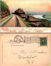 Vintage Postcard 1904 N.Y.C.R.R. & Mohawk River below Aqueduct Schenectady N.Y. picture