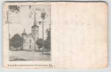 Postcard 1907 Salem Reformed Church in Catasauqua, PA picture