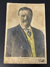 1904 President Theodore Roosevelt RPPC Pach Bros reinthal #493 Taber Bas-Relief picture
