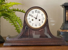 Antique Waterbury Loirol Model Mantle Clock Wood 1915 Rare Missing Pendulum picture