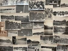 Lot of 37 scenic real photos colonial Africa Belgian Congo ethnicities ca. 1929 picture