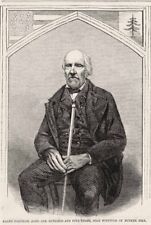 Ralph Farnham Last Bunker Hill Survivor Acton Maine 105 Yrs Old 1860 Print picture
