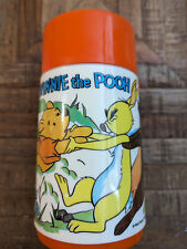 Vintage Original Winnie the Pooh Thermos Bottle Aladdin With Lid and Cap picture