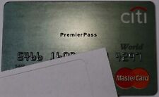 Expired Citi Credit Card Premier Pass World Master Card picture