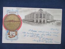 1902 Boston Massachusetts Terminal Station Postcard & Cancel picture