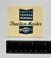 Original Vintage Traction Master - Safety Through Engineering Decal - Hot Rod picture