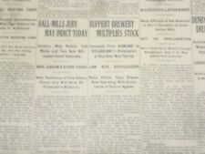 1922 NOVEMBER 28 NEW YORK TIMES - RUPPERT BREWERY MULTIPLIES STOCK - NT 8433 picture