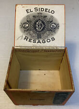 El Sidelo Resagos Cigar Box 1901 Tax Stamp Antique Rothenberg & Schloss KC MO picture
