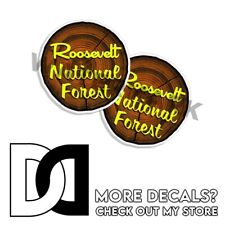 Roosevelt National Forest Colorado Decal CIRCLE 5