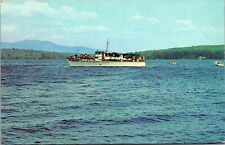 Postcard Lake Winnipesaukee N. H. United States Mail Boat Uncle Sam II Vintage picture