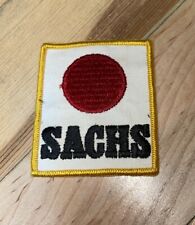 SACHS Vintage 1970s Motorcycle Patch 2.5” picture