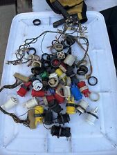 Used Vintage Old Dirty Buttons A Lot Of 24 arcade VIDEO GAME If12-4 picture