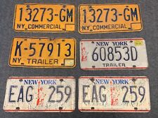 Lot of 6 New York License Plates Commercial Trailer Statue of Liberty picture