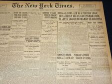 1922 APRIL 17 NEW YORK TIMES - LLOYD GEORGE TERMS MAY BE ACCEPTED - NT 8583 picture