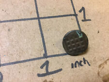 vintage 1800's original metal button -- 16 block front, uncleaned - marked back picture