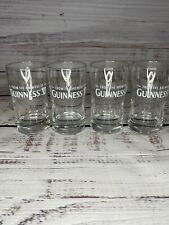 From the Brewers of Guinness Beer Tasting Glasses 3 7/8” Tall Set Of 4 picture