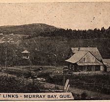 c.1900 Murray Bay Quebec Canada Golf Links Mini Private Mail Postcard La Malbaie picture