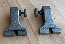 Pair Two 2 Vintage L S Starrett LSS Stair Gauge Stop Framing Machinist picture