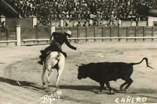 c1930s Bull Fight Madrid Spain RPPC Postcard Real Photo Bullfighting *A15 picture