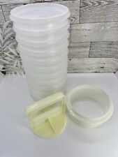 Tupperware #882 Hamburger Press  and Keepers 1 Ring 1 Press 884 - Vintage picture